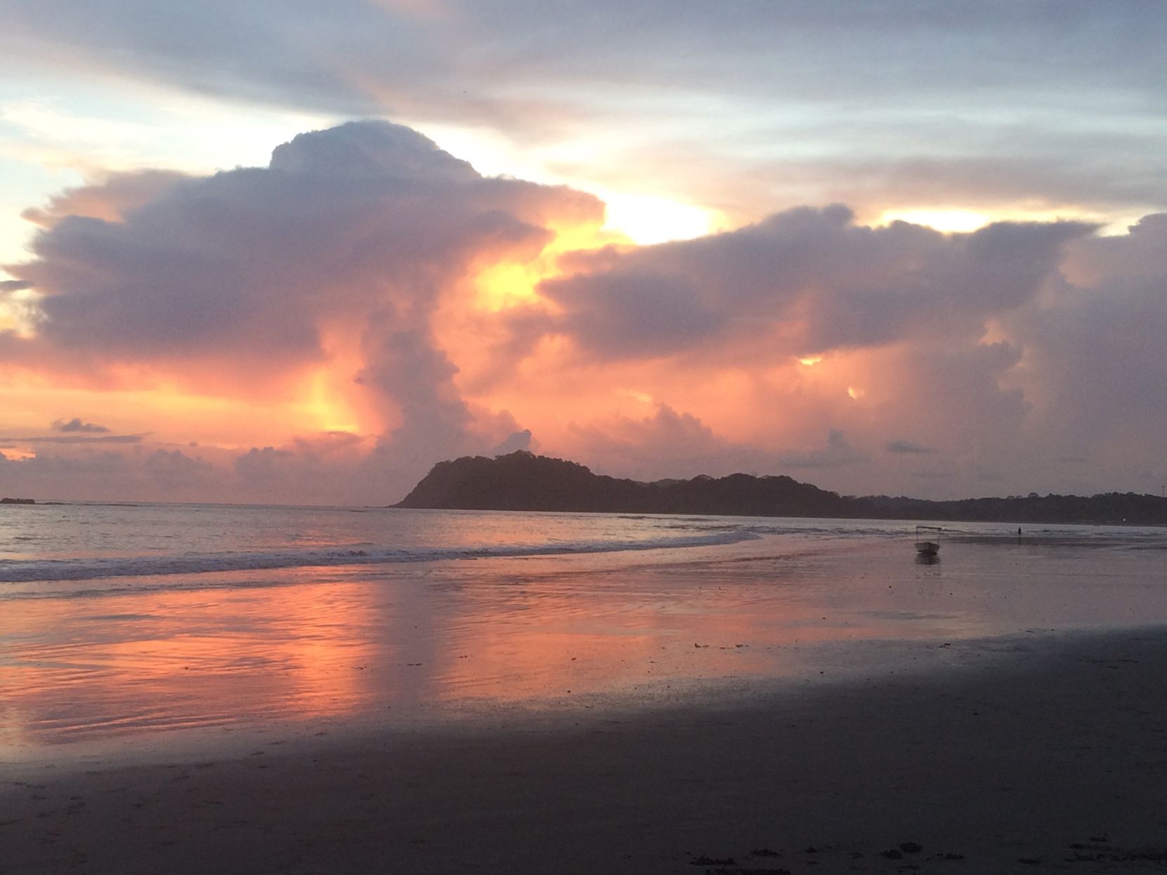 sunset in costa rica